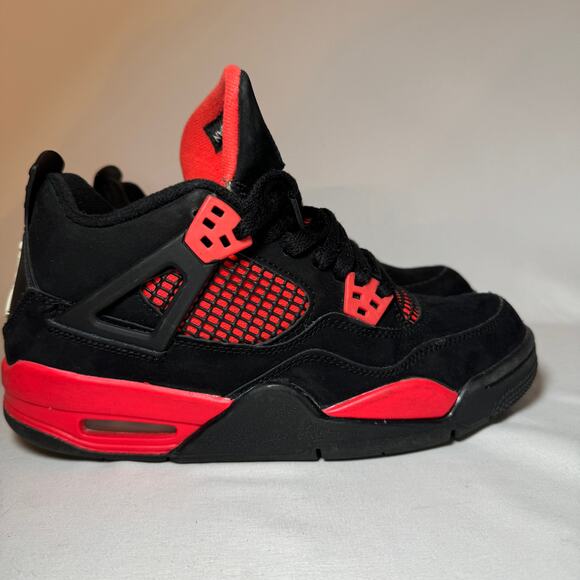 Size 6.5 - Nike Air Jordan 4 Retro GS Red Thunder Men's Shoes